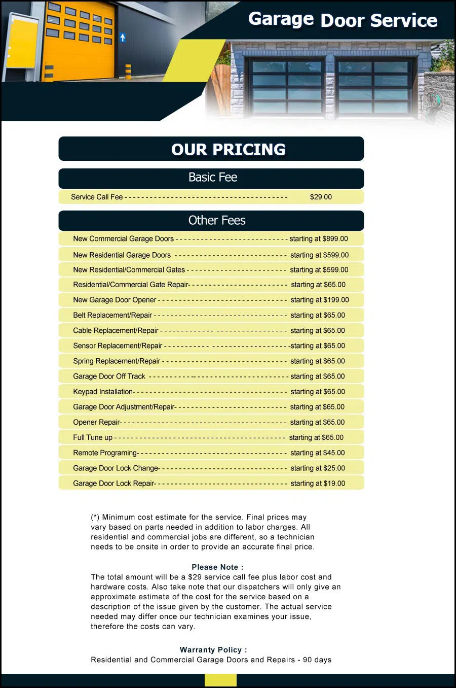 Garage Door & Opener Repairs Tacoma, WA 253-328-8024